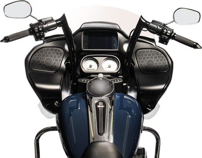 FAT BAGGERS INC. 1-1/2" EZ Install Pointed Top Handlebar - 14" - Black 806014-B