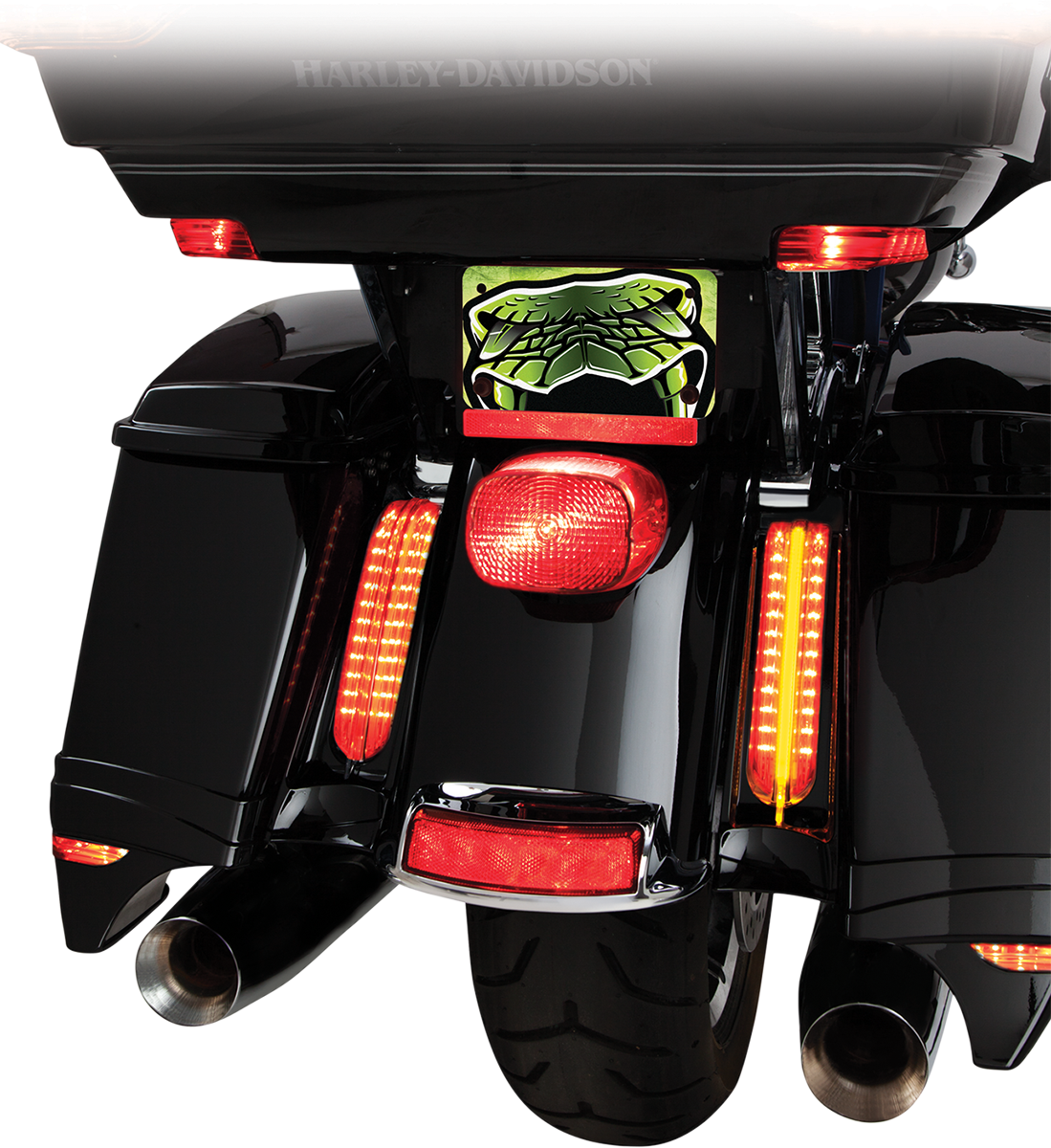 CIRO Filler Panel Light - Clear Lens - Red/Amber LEDs - Black 40003