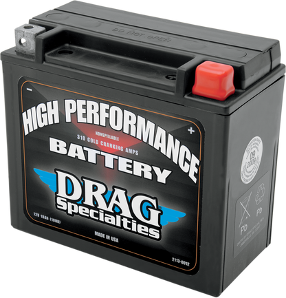 DRAG SPECIALTIES High Performance Battery - YTX20HL DRGM720BH