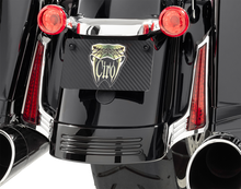 CIRO Filler Panel Light - Red Lens - Red LEDs - Chrome 40044