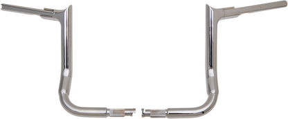 FAT BAGGERS INC. 1-1/2" EZ Install Pointed Top Handlebar - 12" - Chrome 805012