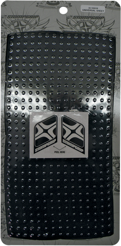 STOMPGRIP Grip Tape - Sheet - Volcano - Black 33-10-0001B