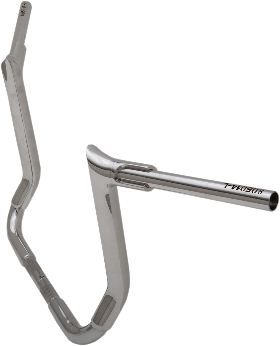 FAT BAGGERS INC. 1-1/2" EZ Install Pointed Top Handlebar - 14" - Chrome 805014