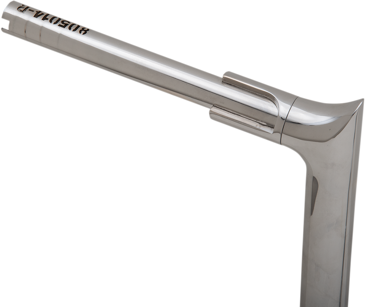 FAT BAGGERS INC. 1-1/2" EZ Install Pointed Top Handlebar - 14" - Chrome 805014