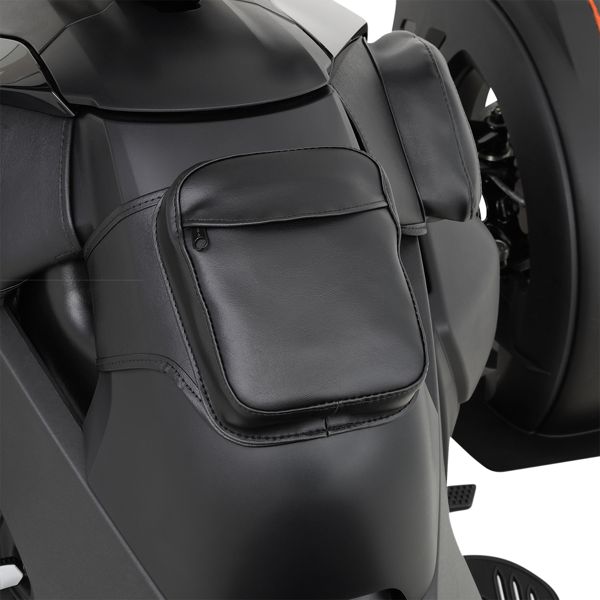 SHOW CHROME Gas Tank Storage Pouch - Black - Ryker H40-402BK
