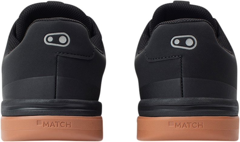 CRANKBROTHERS Stamp Lace Flat Shoes - Black/Gum - US 9.5 STL01081A-9.5