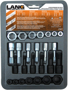 LANG TOOLS Thread Restorer - Tap/Die - Fine/Coarse Thread - SAE - Kit 2581