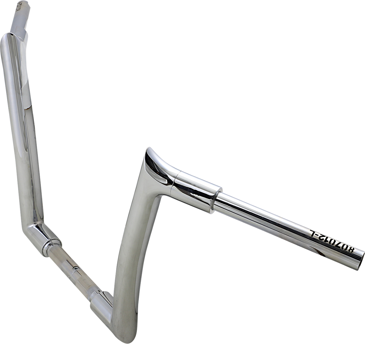 FAT BAGGERS INC. 1-1/2" EZ Install Pointed Top Handlebar - 12" - Chrome 807012