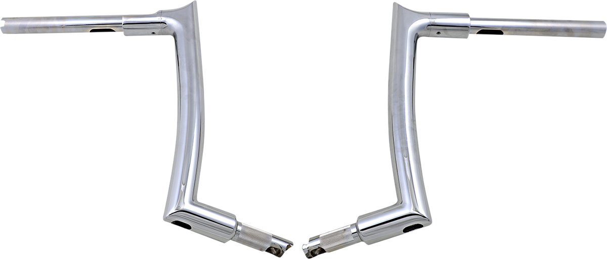 FAT BAGGERS INC. 1-1/2" EZ Install Pointed Top Handlebar - 12" - Chrome 807012