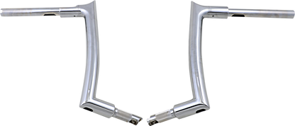 FAT BAGGERS INC. 1-1/2" EZ Install Pointed Top Handlebar - 12" - Chrome 807012