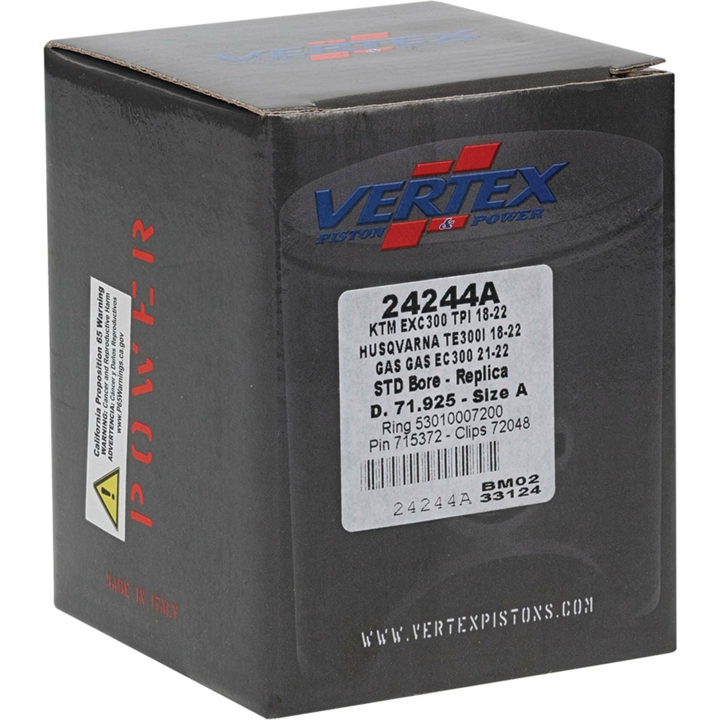 Piston Kit Cast 71.925/Std Husq/Ktm