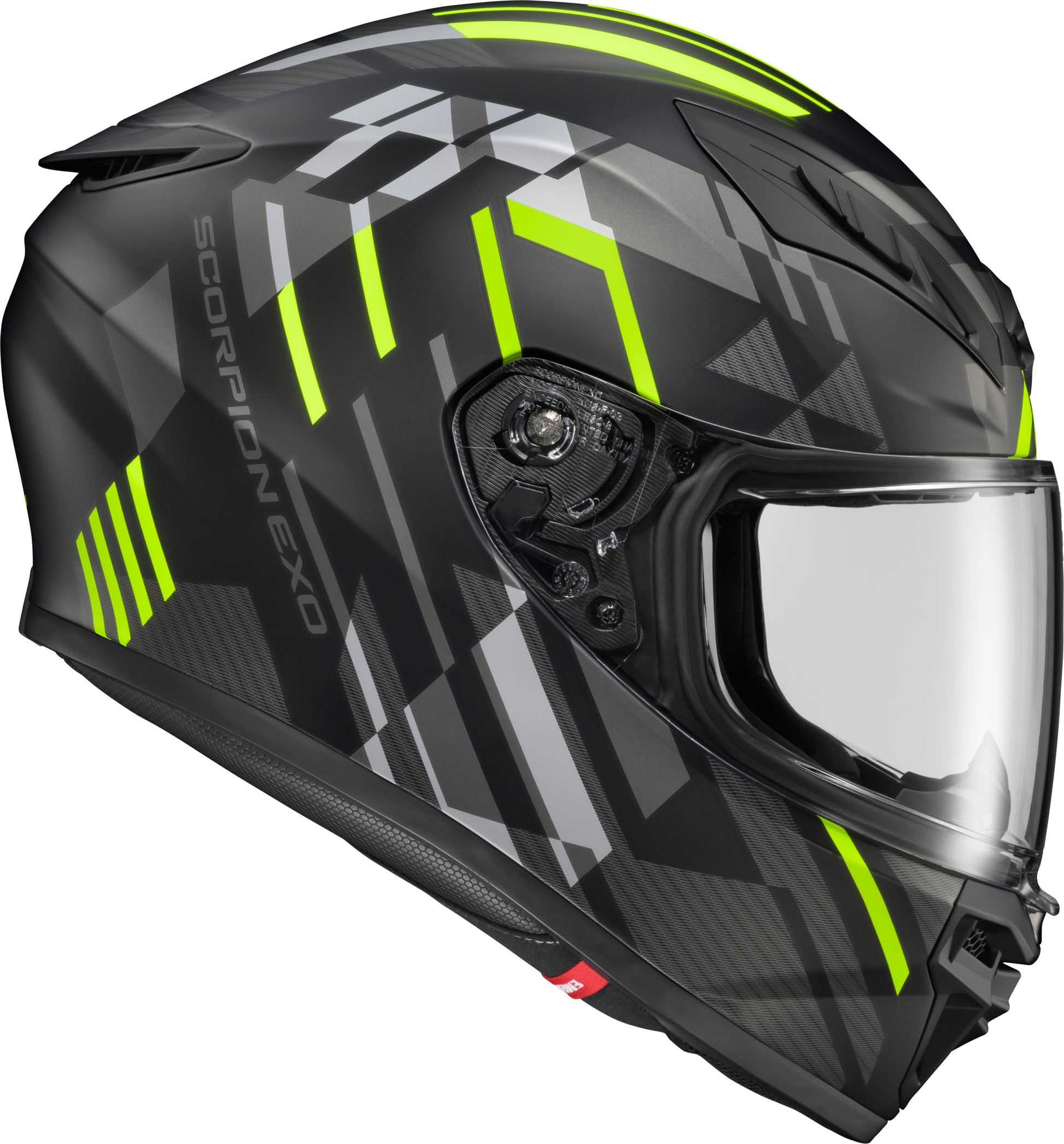Exo R430 Full Face Helmet Paradox Hi Viz Lg