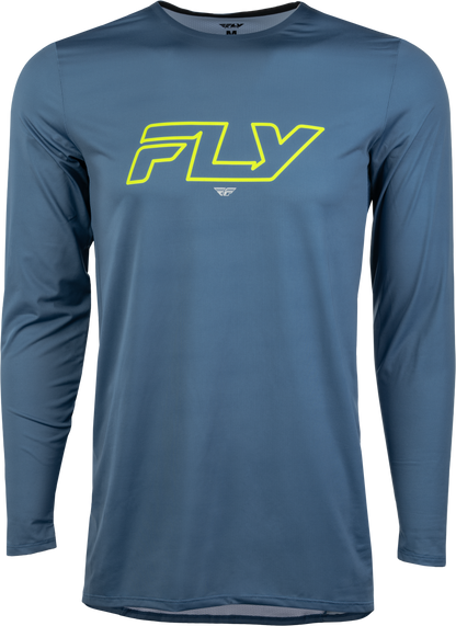 Enduro Long Sleeve Jersey Slate/Hi Vis Lg