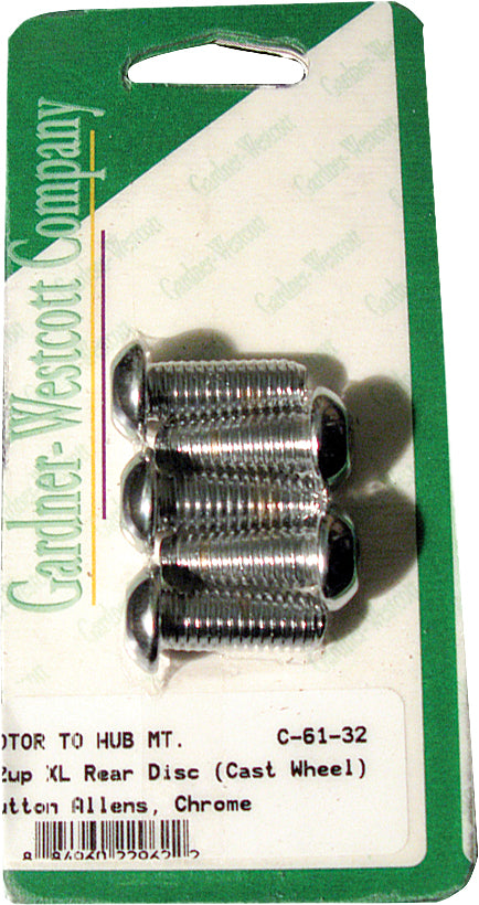 Rear Brake Rotor Allen Bolts 92 Up Big Twin Cast Wheel