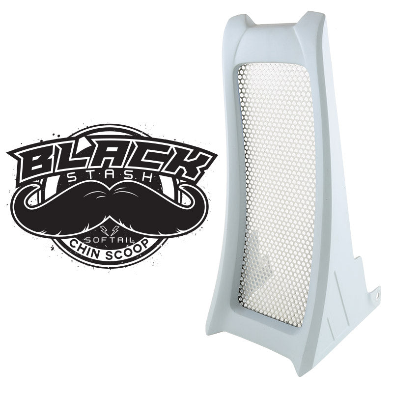 Black Stash Chin Scoop M8 Softails