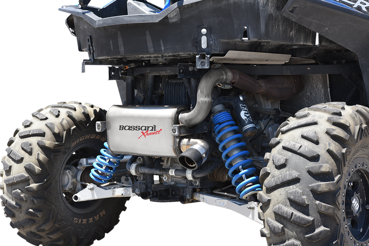 BASSANI XHAUST Muffler - Stainless Steel - RZR XP 900 6R9017