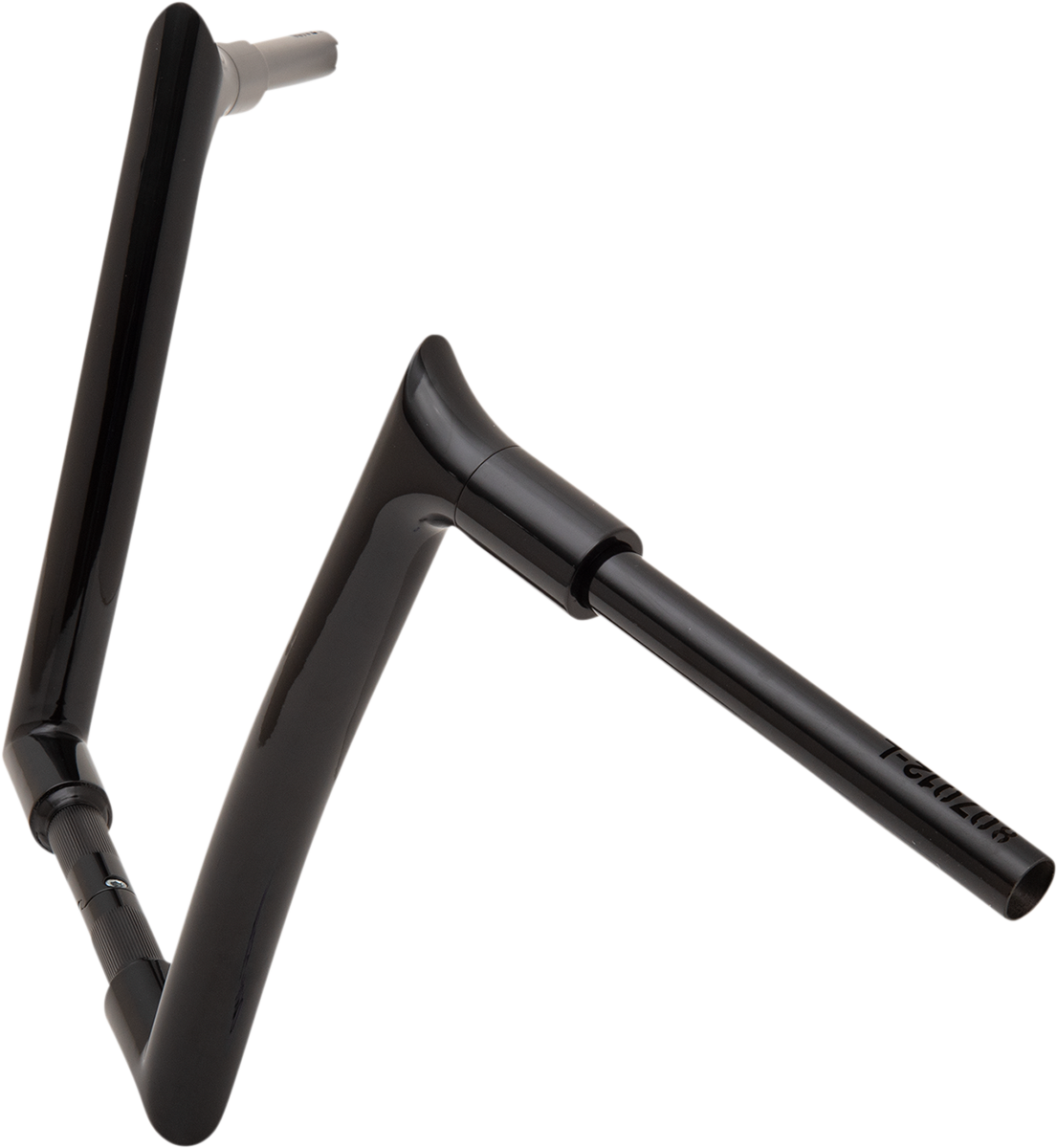 FAT BAGGERS INC. 1-1/2" EZ Install Pointed Top Handlebar - 12" - Black 807012-B