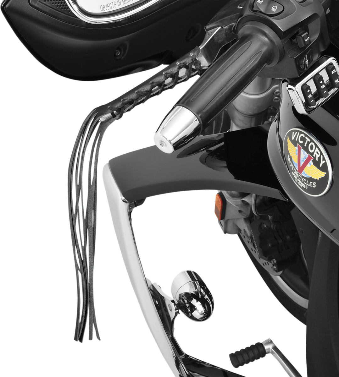 SHOW CHROME Leather Lever Fringe 17-110