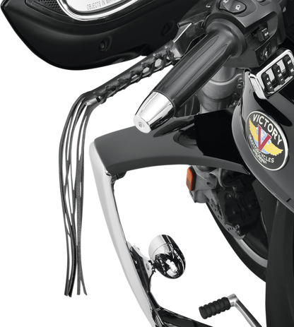 SHOW CHROME Leather Lever Fringe 17-110