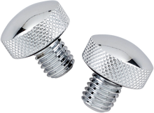 DRAG SPECIALTIES Knurled Seat Bolt - Chrome - FLST '84-'07 74549