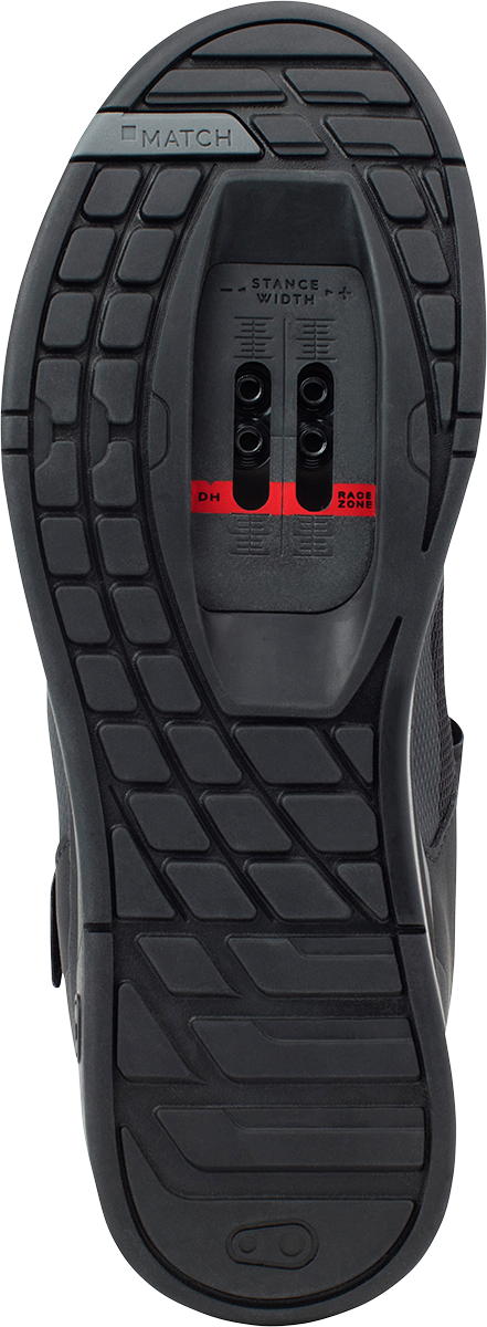 CRANKBROTHERS Mallet BOA® Clip-In Shoes - Black/Gold - US 8 MAB01080A-8.0