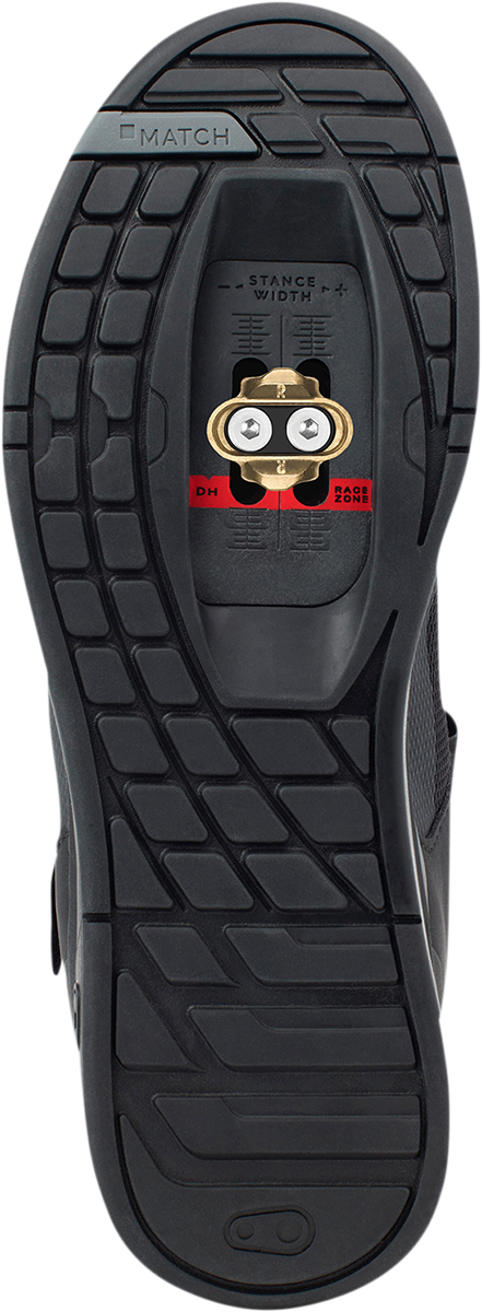 CRANKBROTHERS Mallet BOA® Clip-In Shoes - Black/Gold - US 8.5 MAB01080A-8.5
