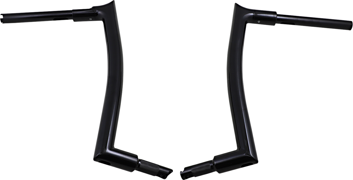 FAT BAGGERS INC. 1-1/2" EZ Install Pointed Top Handlebar - 16" - Black 807016-B