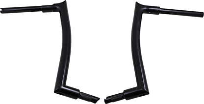 FAT BAGGERS INC. 1-1/2" EZ Install Pointed Top Handlebar - 16" - Black 807016-B