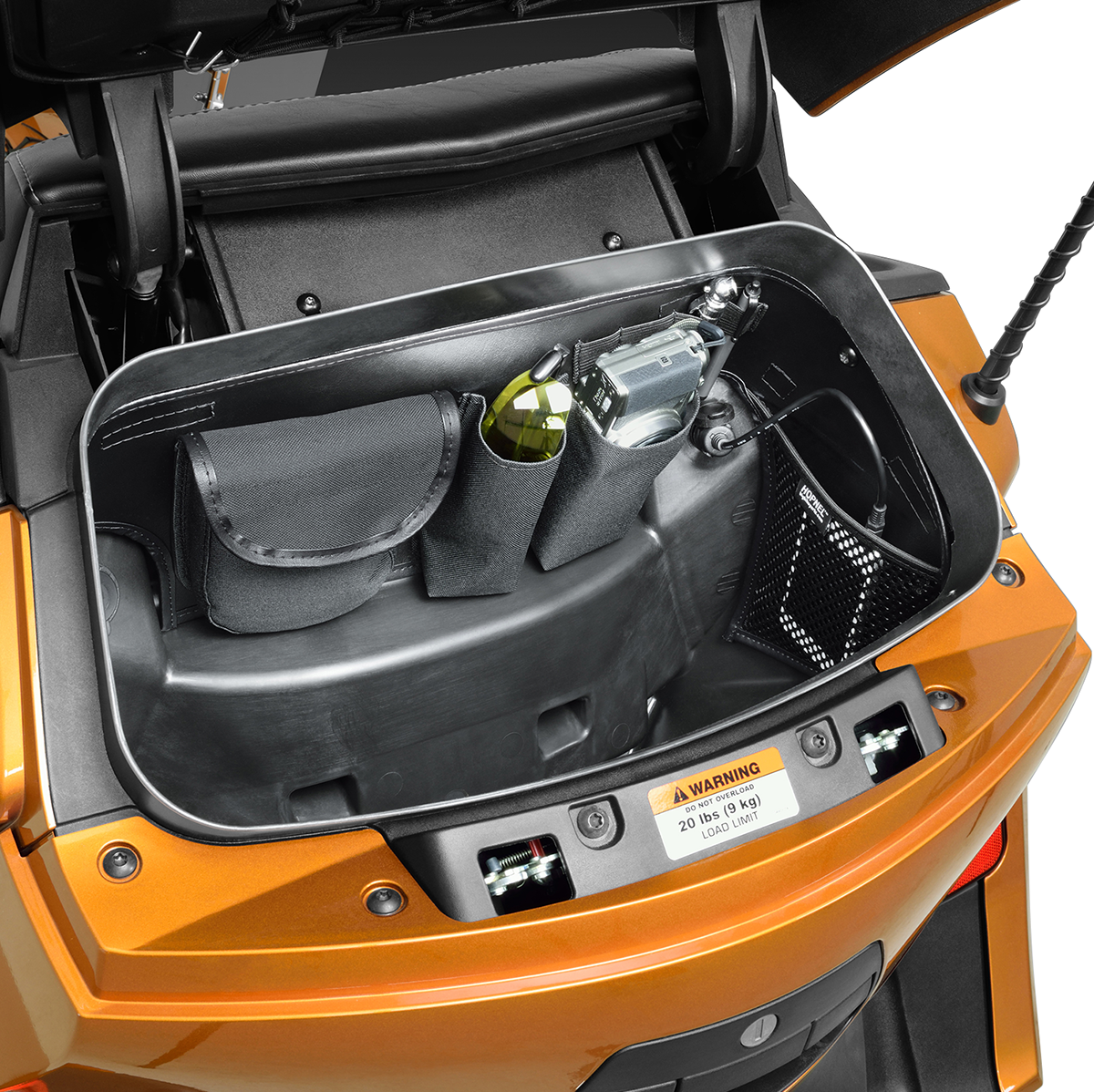 SHOW CHROME Trunk Organizer - Black - Spyder H41-150BK