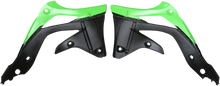 ACERBIS Radiator Shrouds - Green/Black 2250431089