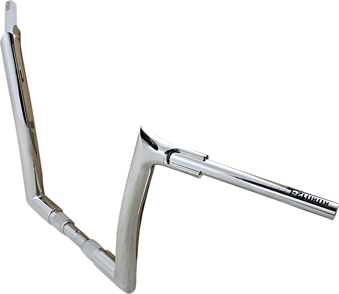FAT BAGGERS INC. 1-1/2" EZ Install Pointed Top Handlebar - 12" - Chrome 808012