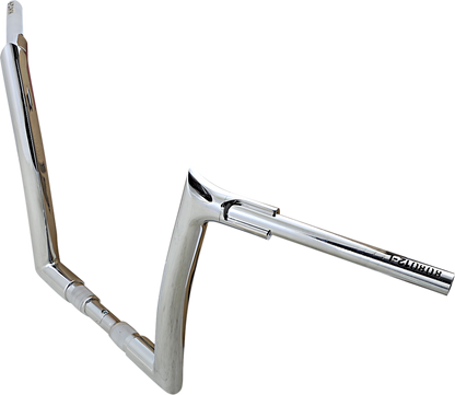 FAT BAGGERS INC. 1-1/2" EZ Install Pointed Top Handlebar - 12" - Chrome 808012