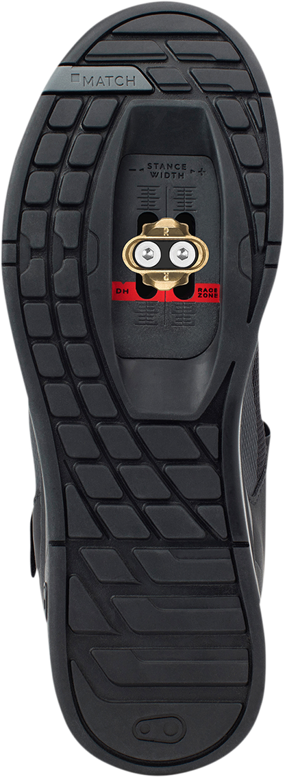 CRANKBROTHERS Mallet BOA® Clip-In Shoes - Black/Gold - US 11.5 MAB01080A-11.5