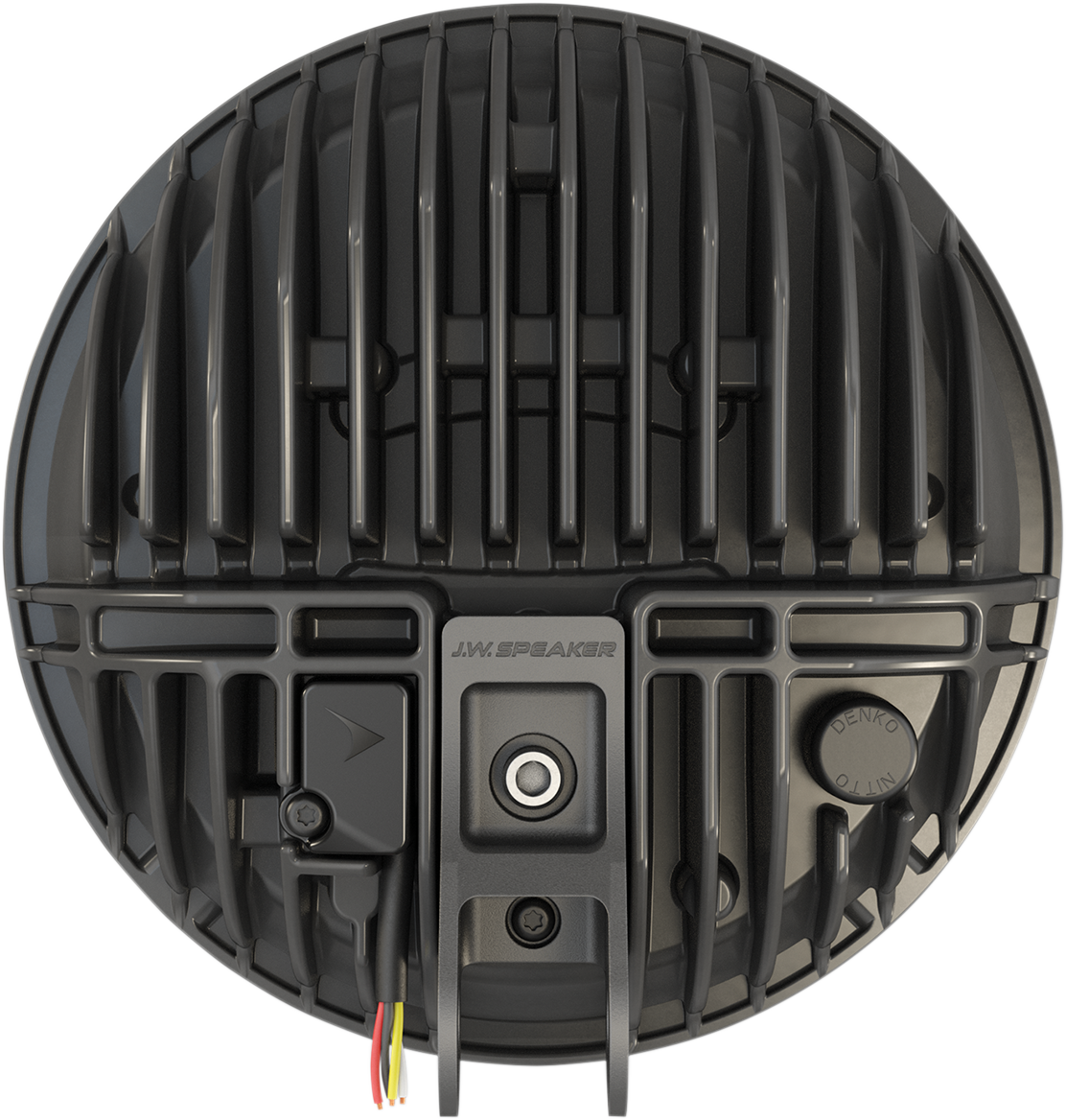 J.W. SPEAKER Adaptive 2 LED Headlight - 7" Pedestal Mount - Black 0555071