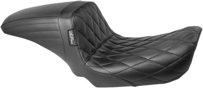 LE PERA Kickflip Seat - Diamond - Black - FXD '96-'03 LN-591DM