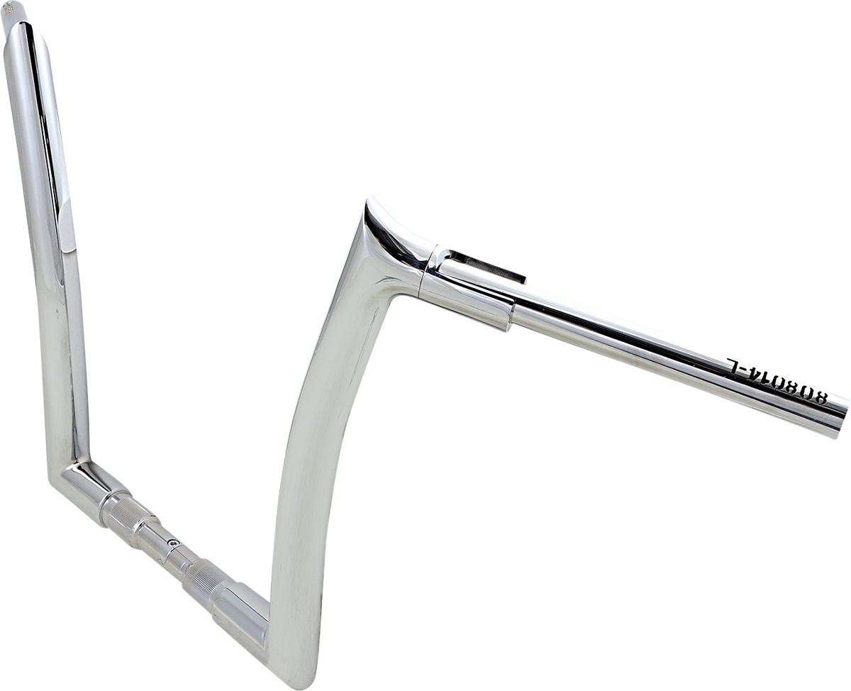 FAT BAGGERS INC. 1-1/2" EZ Install Pointed Top Handlebar - 14" - Chrome 808014