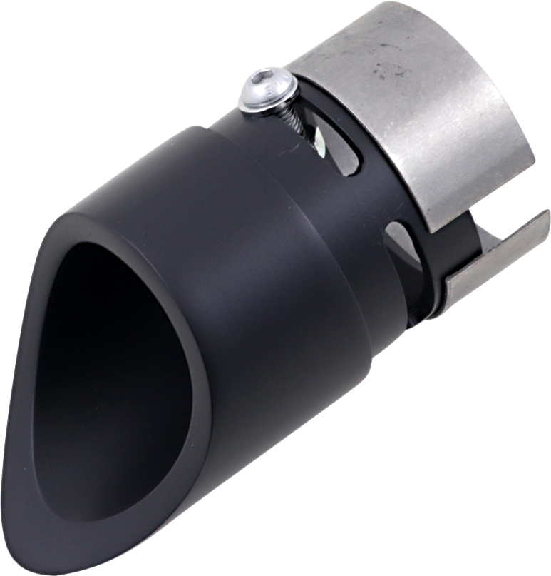 BARON Family Jewel Exhaust Tip - Black - Mini Scalloped BA-1100-02B