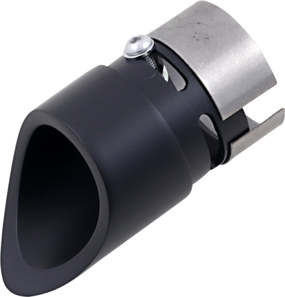 BARON Family Jewel Exhaust Tip - Black - Mini Scalloped BA-1100-02B