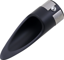 BARON Family Jewel Exhaust Tip - Black - Scalloped BA-1100-01B