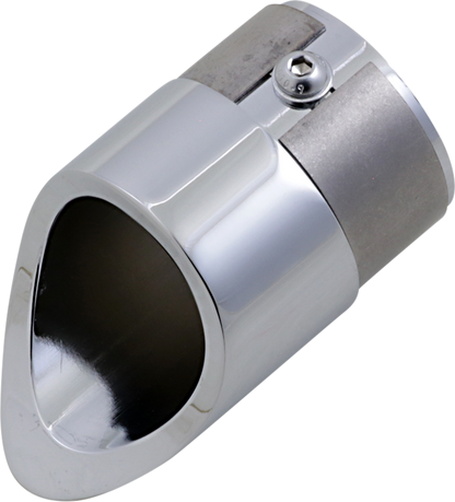 BARON Family Jewel Exhaust Tip - Chrome - Mini Scalloped BA-1100-02