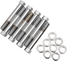 COLONY Head Bolt Kit - OEM Style/Hex - Chrome - '57-'72 Sportster 8944-16