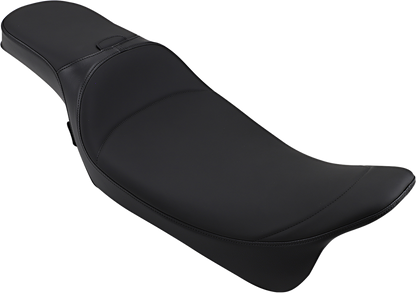 DRAG SPECIALTIES SEATS Extended Reach Predator Seat - Mild Stitched - Backrest Recepticle - FL '08-'24 0801-1005