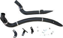 BASSANI XHAUST Sweeper Exhaust - Black/Chrome 1SD2F