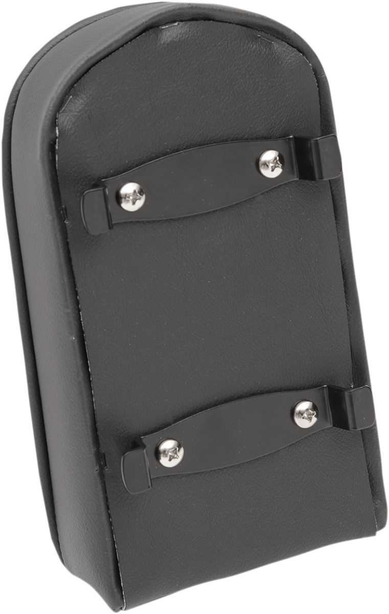 DRAG SPECIALTIES SEATS Sissy Bar Pad - Tall - Pillow W/Piping - Black 0822-0300