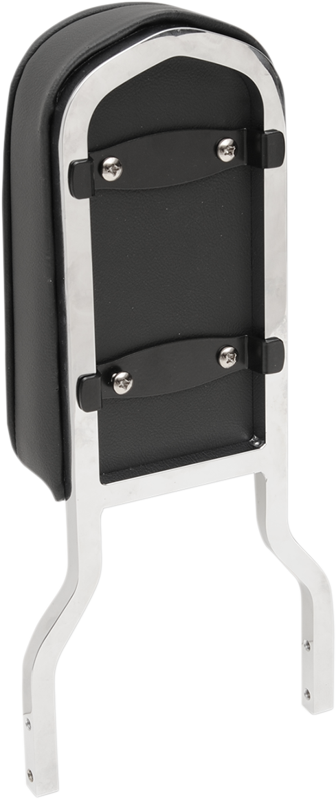 DRAG SPECIALTIES SEATS Sissy Bar Pad - Tall - Pillow W/Piping - Black 0822-0300