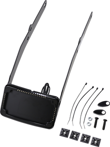 CYCLE VISIONS LP Plate Frame & Mount with Signals - FLSL - Black CV4655B