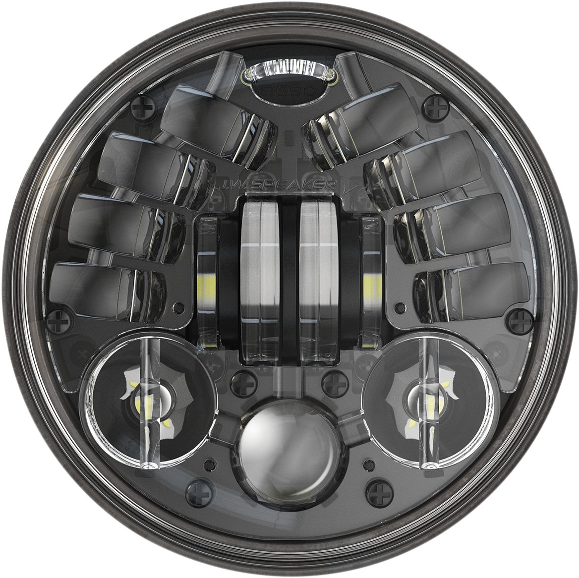 J.W. SPEAKER Adaptive 2 LED Headlight - 5-3/4" - Black 0555091