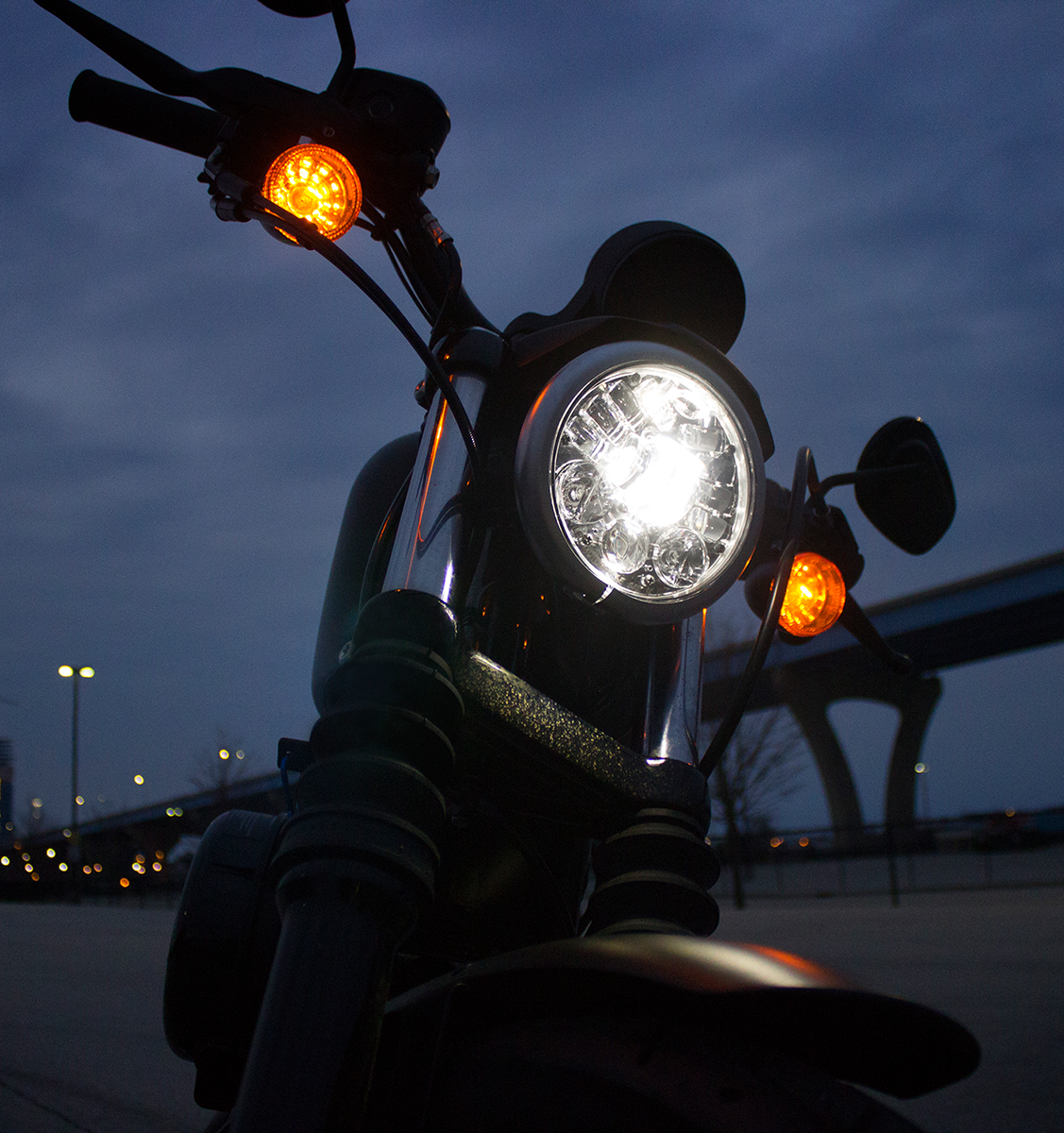 J.W. SPEAKER Adaptive 2 LED Headlight - 5-3/4" - Black 0555091