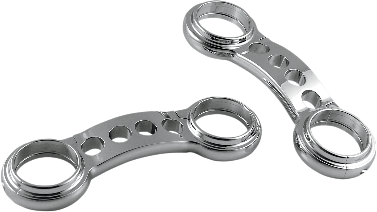 CUSTOM CYCLE ENGINEERING Fork Brace - 49 mm - Chrome - '06-'08 FXDWG | '08-'17 FXDF TB 2649-1 WG