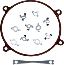 JAMES GASKET Crankcase Saver Kit - Rubber Coated Metal - '84-'99 EVO/'99-'06 Twin Cam JGI-11125-XM